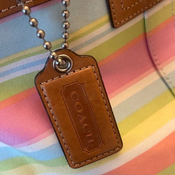 Coach Hampton Pastel Tote Bag # A0969-F13552 EUC - Picture 8 of 10